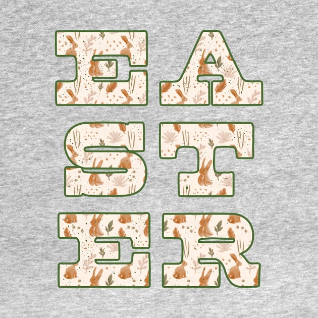 Easter Letters Bunny Pattern by Annelie